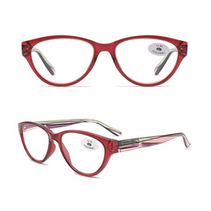 Cat Eye Glasses Big Frame Mom And Dad Reading