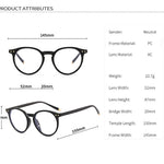 Retro Net Red Anti-blue Light Face Eye Frame