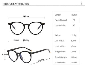 Retro Net Red Anti-blue Light Face Eye Frame