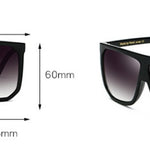 Women's Large Frame Fashionable Eye Protection Sunglasses