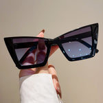 Large Frame Cats' Eye Sunglasses Sun-resistant Sunglasses