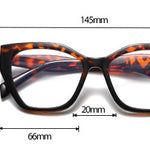 Cat Eye Glasses Frame Female Trendy Contrast Color