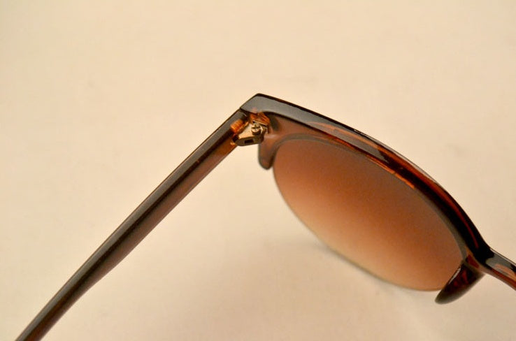 Half Frame Cat Eye Retro Sunglasses