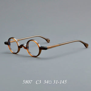 Acetate Frames Retro Round Glasses