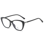 Cat Eye Slimming Glasses Frame Plain All-match Anti-blue Light Glasses