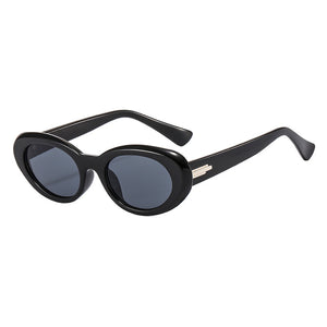 European And American Retro Cat Eye Oval Small Frame Glasses UV Protection
