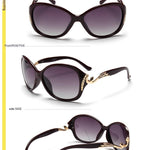 Women's Polarized Large Frame Eye Protection Sunglasses