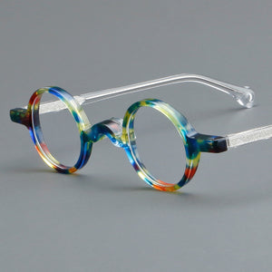 Acetate Frames Retro Round Glasses