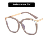 Square Cat Eye Hollow Glasses Frame