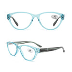 Cat Eye Glasses Big Frame Mom And Dad Reading