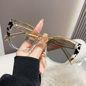 Cat Eye Glasses Frame Female Trendy Contrast Color