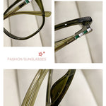 Cat Eye Slimming Glasses Frame Plain All-match Anti-blue Light Glasses