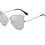 Cat Eye Sunglasses European And American Style Sunglasses Colorful Metal Frame